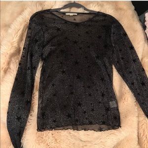 See through star top